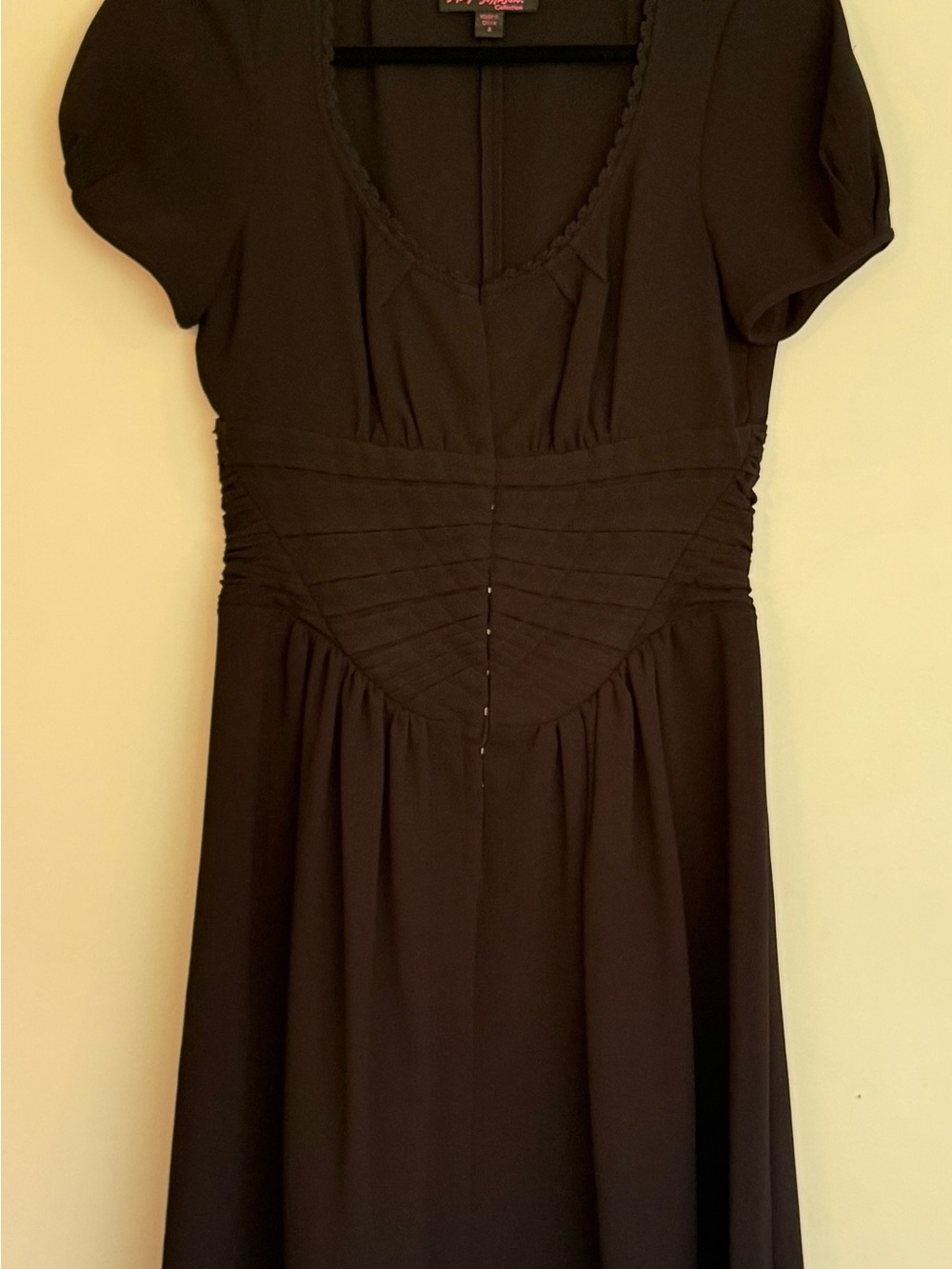 Betsey Johnson Black Y2K 2010 Dress